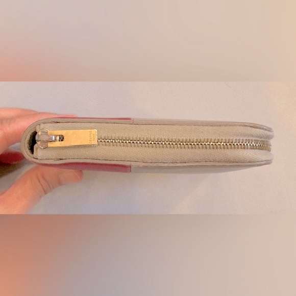 Celine Leather Colorblock Compact Wallet - Picture 2 of 6